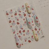 JMEOWIO Autocollant 3D pour ongles en forme de poisson Koi