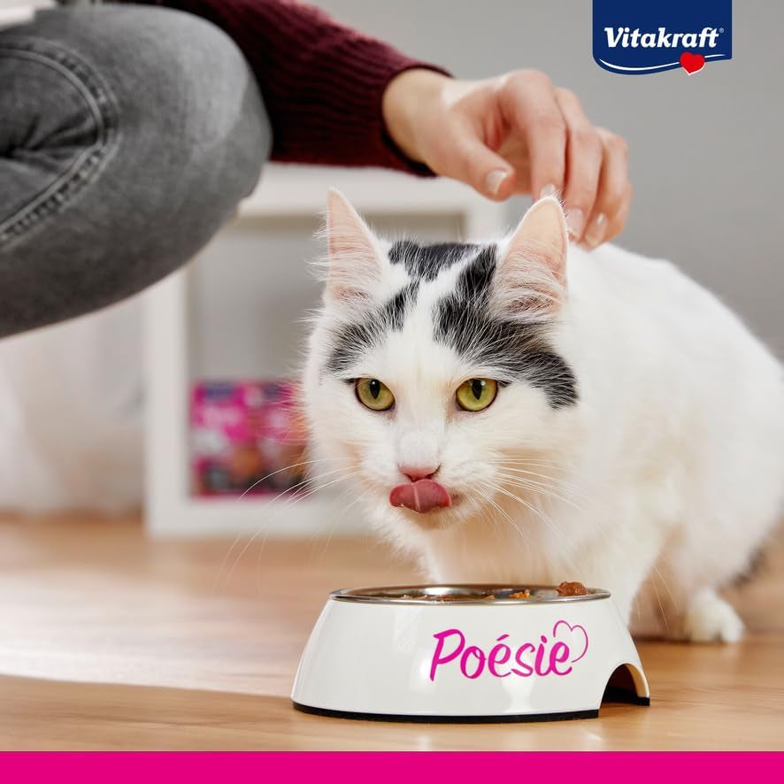 Vitakraft Poésie Délice, Sélection de Poisson, Nassfutter Katze, Katzennassfutter en Sauce, avec Seelachs, mit Kabeljau, ohne Zusatz von Zucker und Getreide (1 paquet avec 6x 85g)