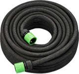Tuyau d'arrosage Relaxdays 25 m, tuyau d'arrosage pour arrosage des couches hautes et des haies, tuyau d'arrosage noir