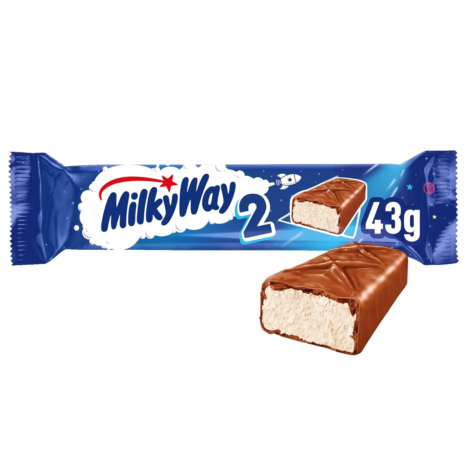 Barres de chocolat | Crème de lait | 28 double bars in a box (28 x 43g)