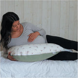 Coussin de grossesse - Coussin d'allaitement - Oreiller multifonction 2 en 1 - Housse amovible 78 X 44 cm Accessoires Alimentation et Allaitement Bebe Naty Shop