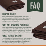 Couverture de camping Woolly Mammoth Woollen Co., extra large, laine mérinos, l'équipement extérieur parfait pour le bushcraft, le camping, le trekking, la randonnée, la survie ou la couverture de cabine. Marron, 168 X 228 Lits et Couvertures Woolly Mammoth Woollen Company