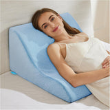 Oreiller de lecture pour lit et canapé – Oreiller en plumes en mousse à mémoire de forme – Oreiller de dossier ergonomique – Parfait pour soutenir votre dos pendant que vous vous détendez, jouez, lisez ou regardez la télévision – Large