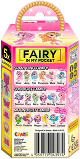 CRAZE Fée dans ma poche | Poupée féerique avec ailes, jouet féerique à collectionner avec effets spéciaux tels que paillettes, lueur dans le noir et changement de couleur Dolls Naty Shop