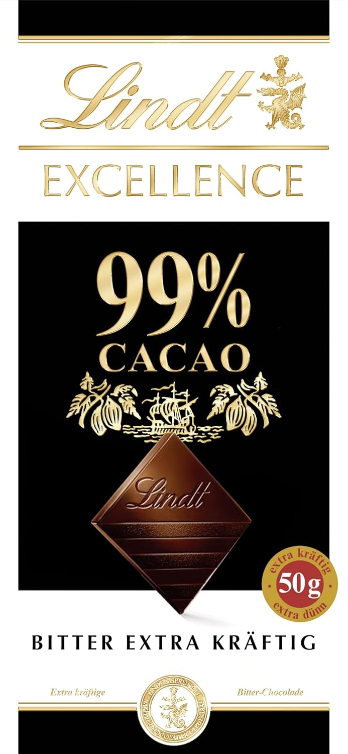 Lindt Excellence Barre de cacao à 78 pour cent - Barre végétalienne à persistance d'intensité de cacao 100 g Cadeau idéal