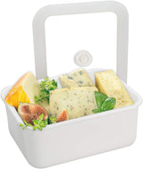Boîte de conservation sous vide émaillée | XL| 1,85L | 23,5 x 17,5 x 7 cm | garde les aliments frais beaucoup plus longtemps | protège les aliments contre les bactéries et les infestations fongiques | sans pompe à vide Boîtes de conservation alimentaire Naty Shop High L