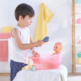 Corolle 9000141660 - Baignoire Mon Grand Poupon avec fonction pompe et canard en caoutchouc pour toutes les poupées 30-36 cm, 32,5 cm, à partir de 3 ans