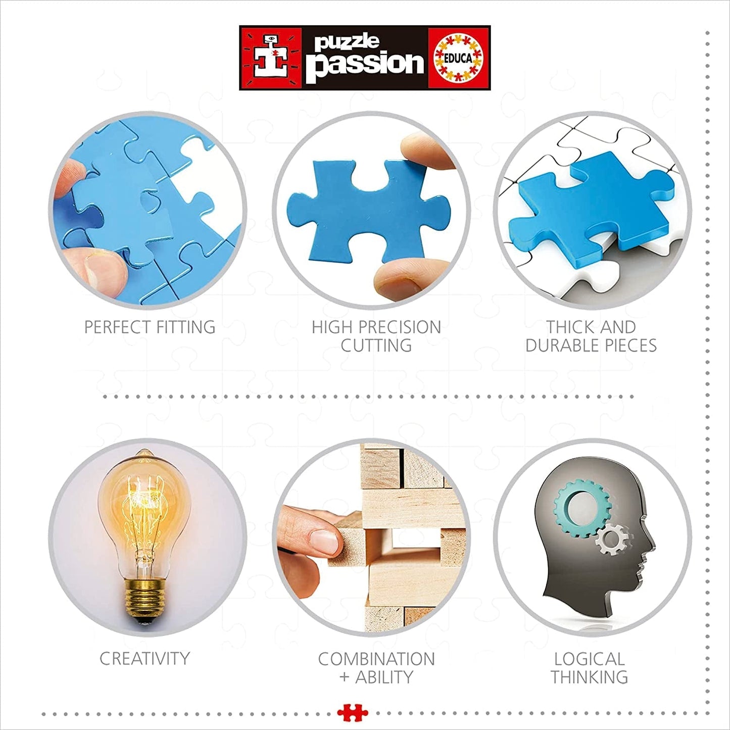 Educa - Puzzle 2000 pièces pour adultes | Monuments d'Europe, puzzle 2000 pièces pour adultes et enfants à partir de 14 ans, Attractions touristiques (17697) Puzzle Naty Shop