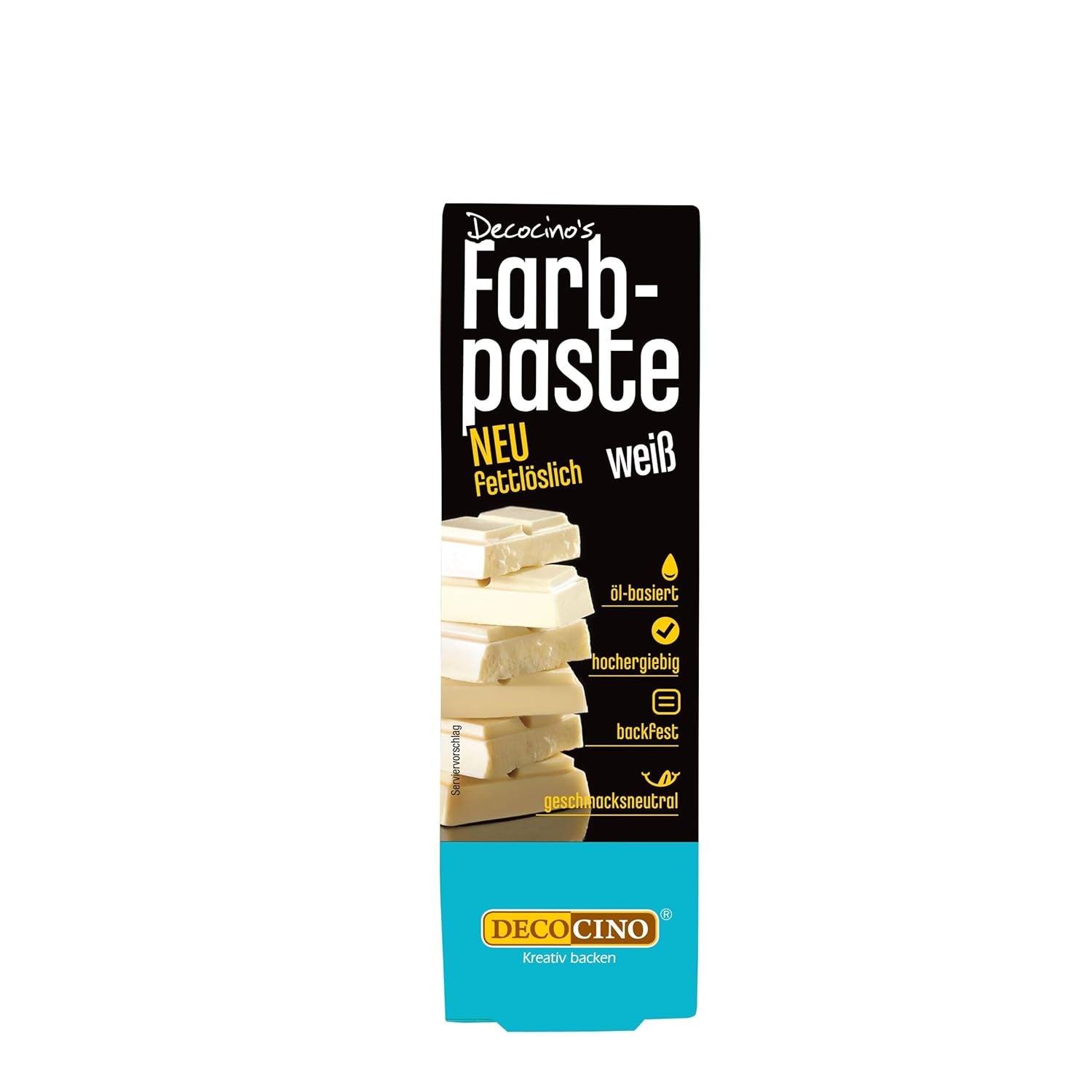 DECOCINO Pâte colorante liposoluble jaune - 15 g - Colorant alimentaire à base d'huile, idéal pour colorer le chocolat, la crème au beurre, le fondant ou la pâte à biscuits