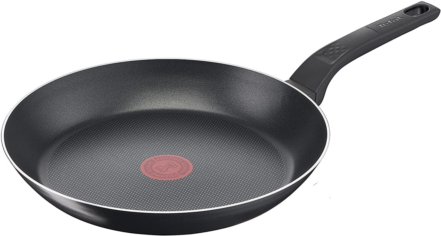 Tefal Easy Cook & Clean, revêtement antiadhésif, indicateur de température, non recommandé pour l'induction Casseroles et poêles Naty Shop Poêle 28 Cm