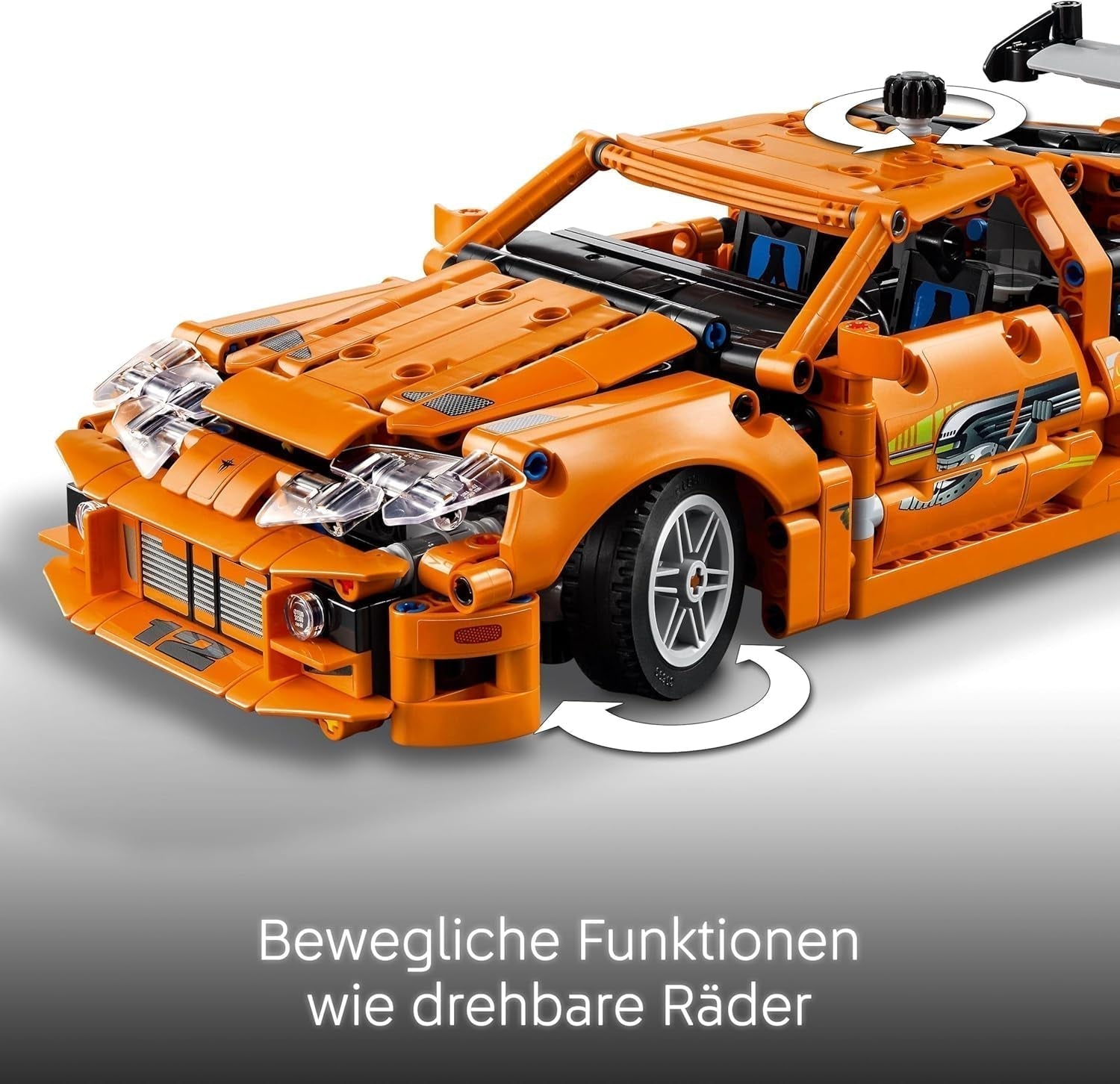 LEGO Technic Fast and Furious Toyota Supra MK4 - Voiture jouet - Avec moteur 6 cylindres et portes qui s'ouvrent - Modèle pour garçons et filles à partir de 9 ans - Idée cadeau d'anniversaire 42204 Jeux de construction Beuche den LEGO-Store