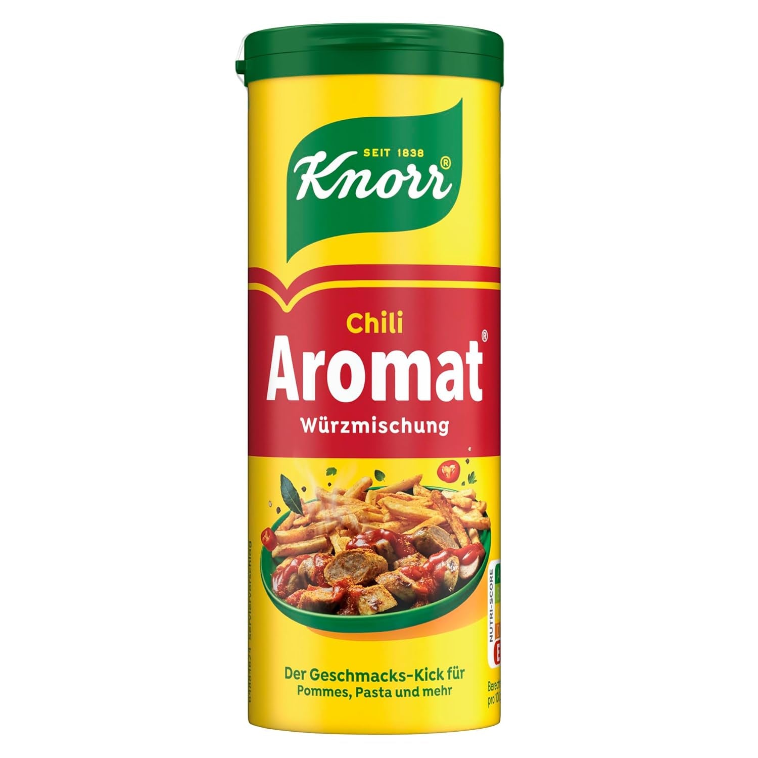 Knorr Würzmischung Chili Aromatisé pour des plats rapides pour assaisonner et assaisonner les pommes de terre, les pâtes, les légumes et plus encore 90 g