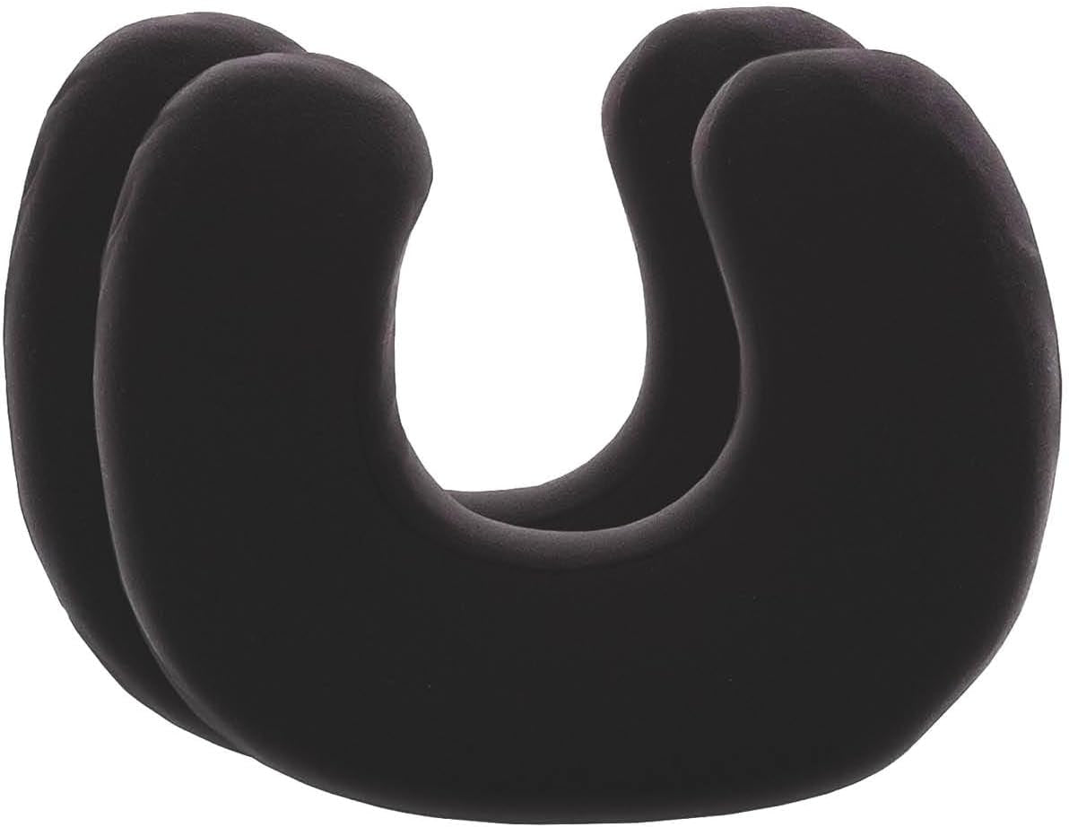 Lot de 2 taies d'oreiller noires parfaites pour les oreillers cervicaux ANDAR Coton maco (double jersey) Pas de repassage et séchage en machine Ensemble de 2 taies d'oreiller à fermeture éclair Certifié Oeko-Tex Oreillers orthopédiques cervicaux Naty Shop Noir
