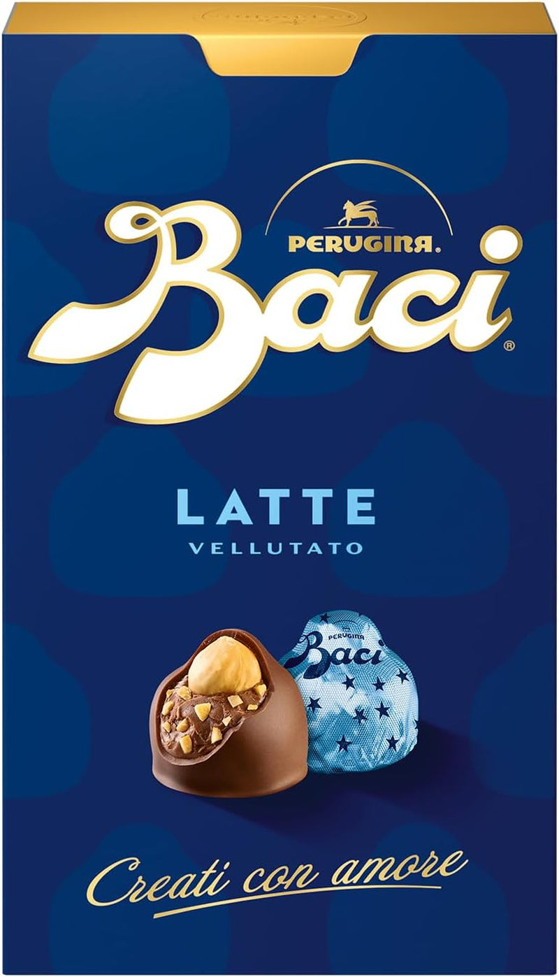 Chocolats fourrés au chocolat au lait et noisettes, boîte 200g