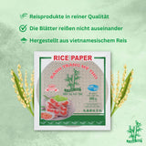 BAMBOU - Papier de riz 22 cm. (Rouleaux d'été) - 1 x 400 g