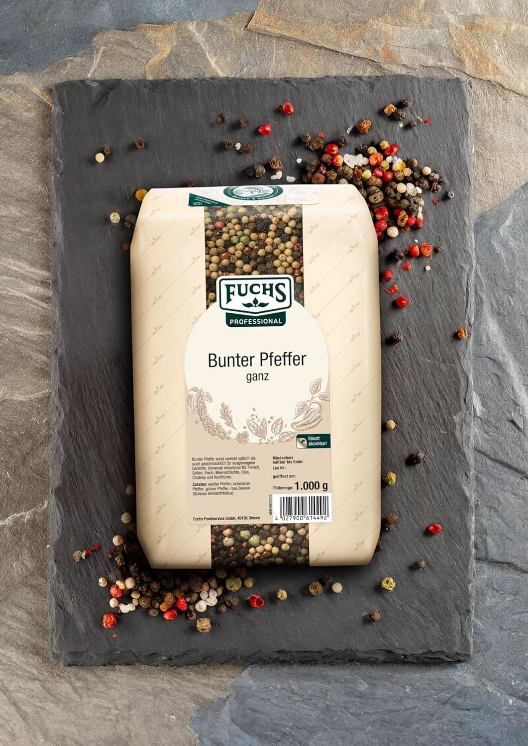 Poivre entier coloré Fuchs, 1 Kg Condimente Naty Shop