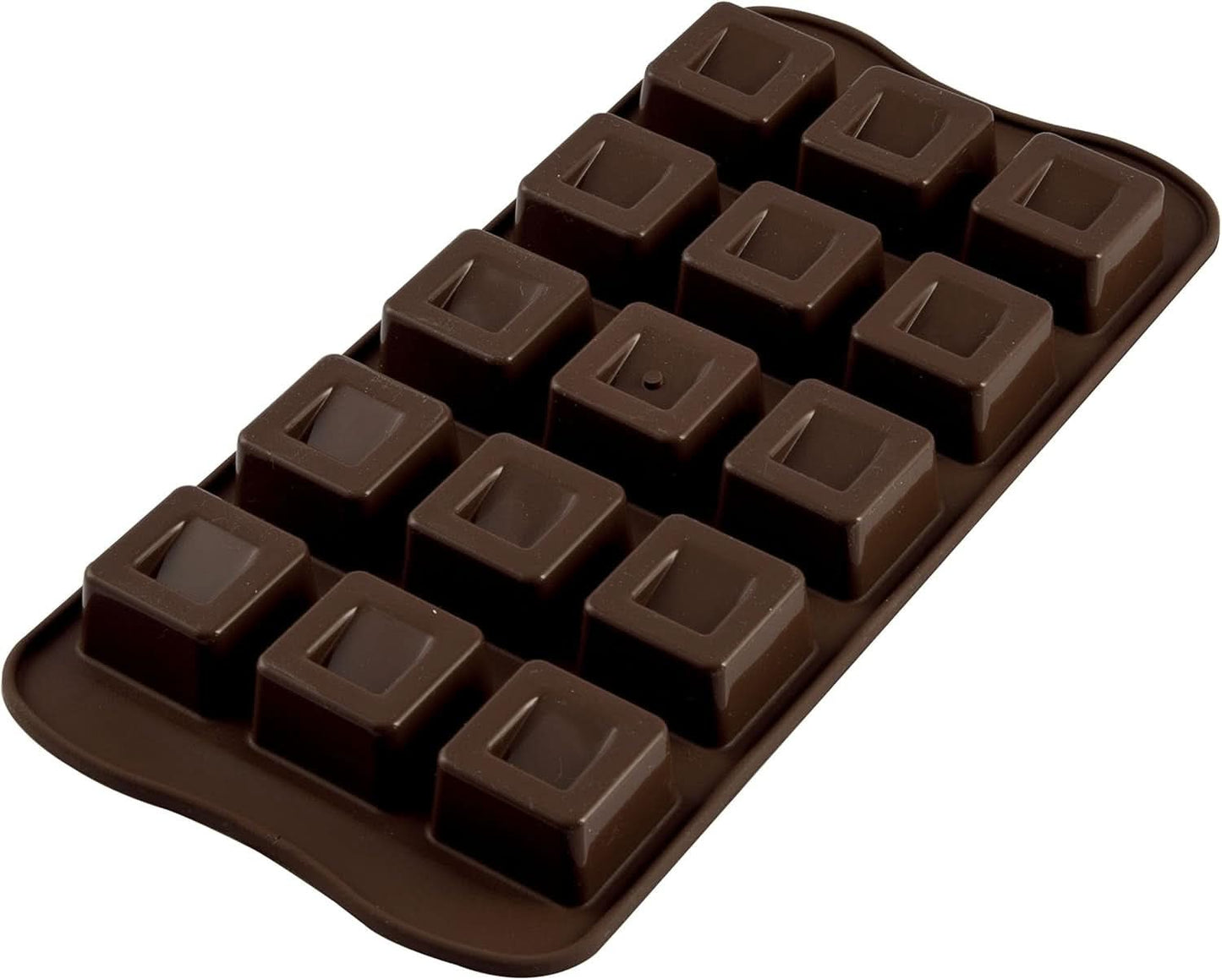 Forme Silicone Praliné Silikomart Cône Ø 2,6 x H 2,8 cm, 7,5 ml, 15 cavités (SCG20) Cuisine Naty Shop Scg02 Cube