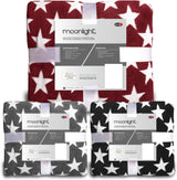Couverture moelleuse Celinatex 150 X 200 Cm Couverture bordeaux canapé canapé couverture douce étoiles Microfibre Polaire Oeko-Tex Moonlight Lits et Couvre-lits Besuche den CelinaTex-Store