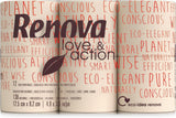 Papier toilette Renova Love & Action, Beiger Paquet 9 X 12 Rollos-: 108