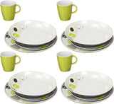 Assiettes mélamine tout compris, Space - lot de 16 pièces