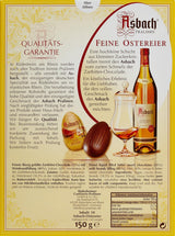 Asbach Oeufs en Chocolat avec Croûte 150g Paquet de 2 (2 x 150g)
