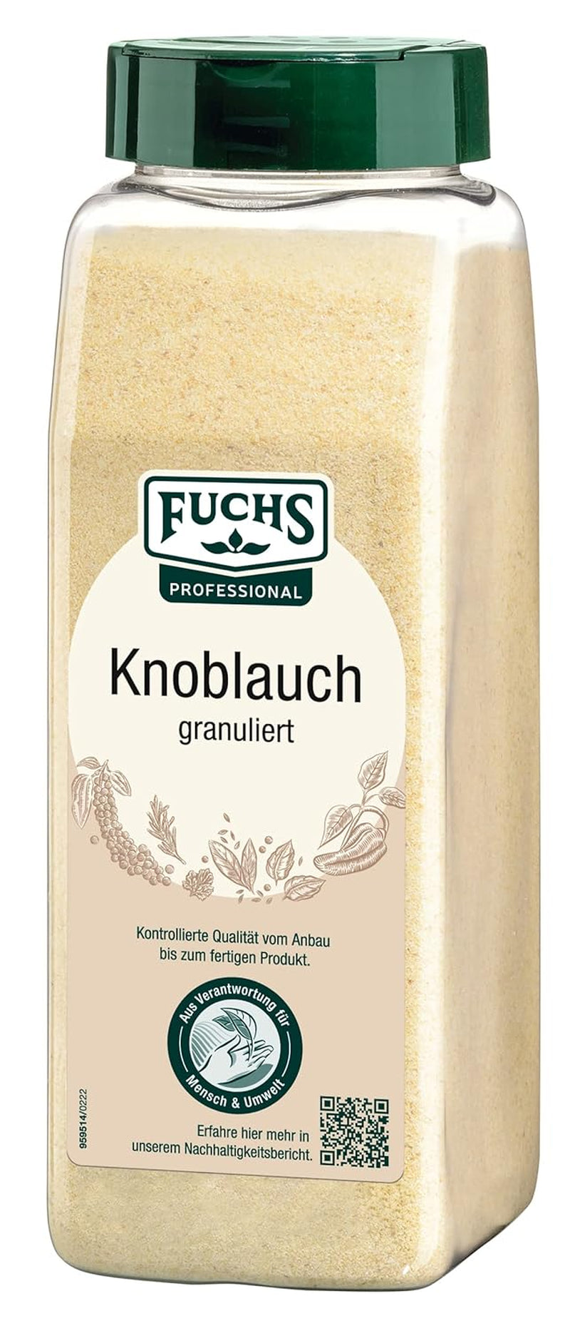 Fuchs Gewürze Knoblauch granulé, 600 g