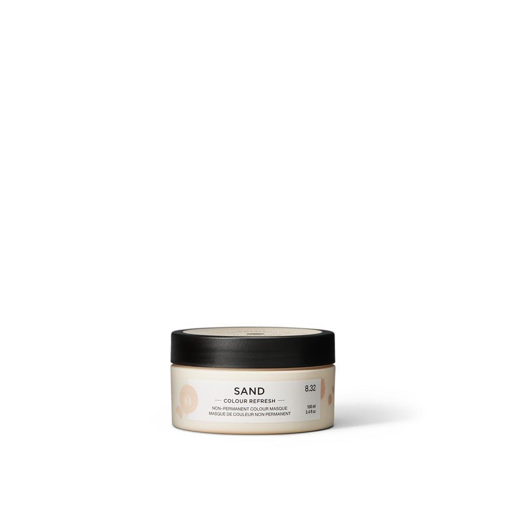 Maria Nila Color Refresh 300 ml - Une bombe colorée nourrissante contenant des pigments colorants temporaires qui rafraîchissent rapidement la couleur des cheveux. 100% végétalien. Sans sulfates et sans parabènes. Teinture pour cheveux Naty Shop Sable