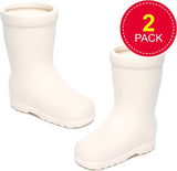 Baker Ross Pots en céramique 'Wellies' pour enfants (2 pièces)