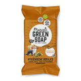 Paquet de 60 lingettes humides pour les mains au savon vert Marcel's - Vanille et fleur de cerisier - À base de plantes - Biologique