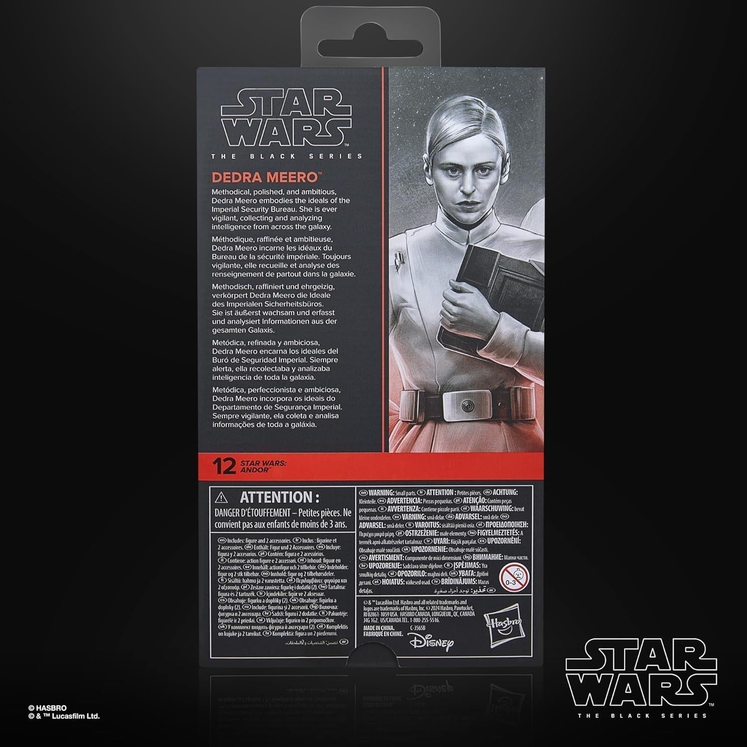 Figurine de collection Star Wars Black Series Dedra Meero Andor, 15 cm Figurines Naty Shop
