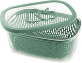 Scie pour conserver l'arôme des fruits, plastique, verte, 4 LT - rectangulaire Boîtes de conservation alimentaire Naty Shop