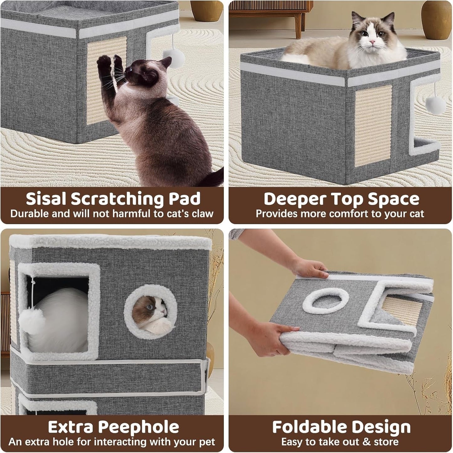 Couvertures et meubles, Animaux, Grottes et maisons, Chats, Lits pour chats, Chats - lits, matelas