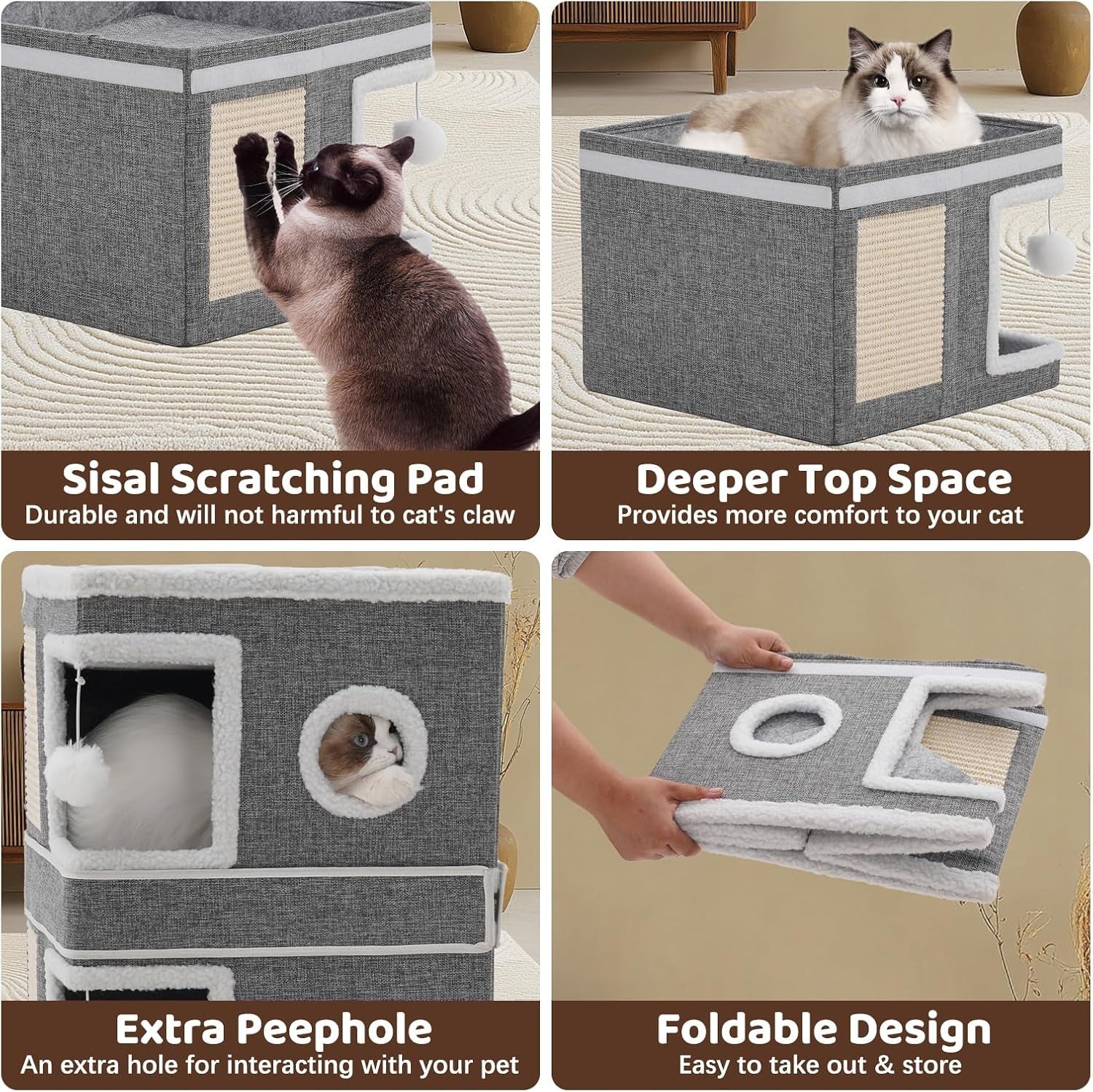 Couvertures et meubles, Animaux, Grottes et maisons, Chats, Lits pour chats, Chats - lits, matelas