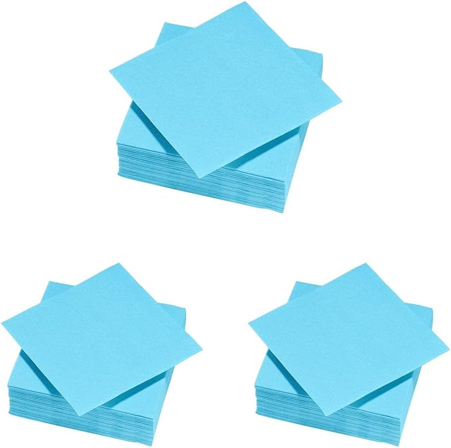 - Serviettes en papier Tex Touch - Coloris rose - Serviettes certifiées Fsc® - Recyclables et biodégradables - Paquet de 50 serviettes roses format 24 X 24 Cm