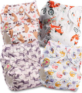 Littles and Bloomz FLP2-0406 Couche réutilisable à clip standard, 4 couches