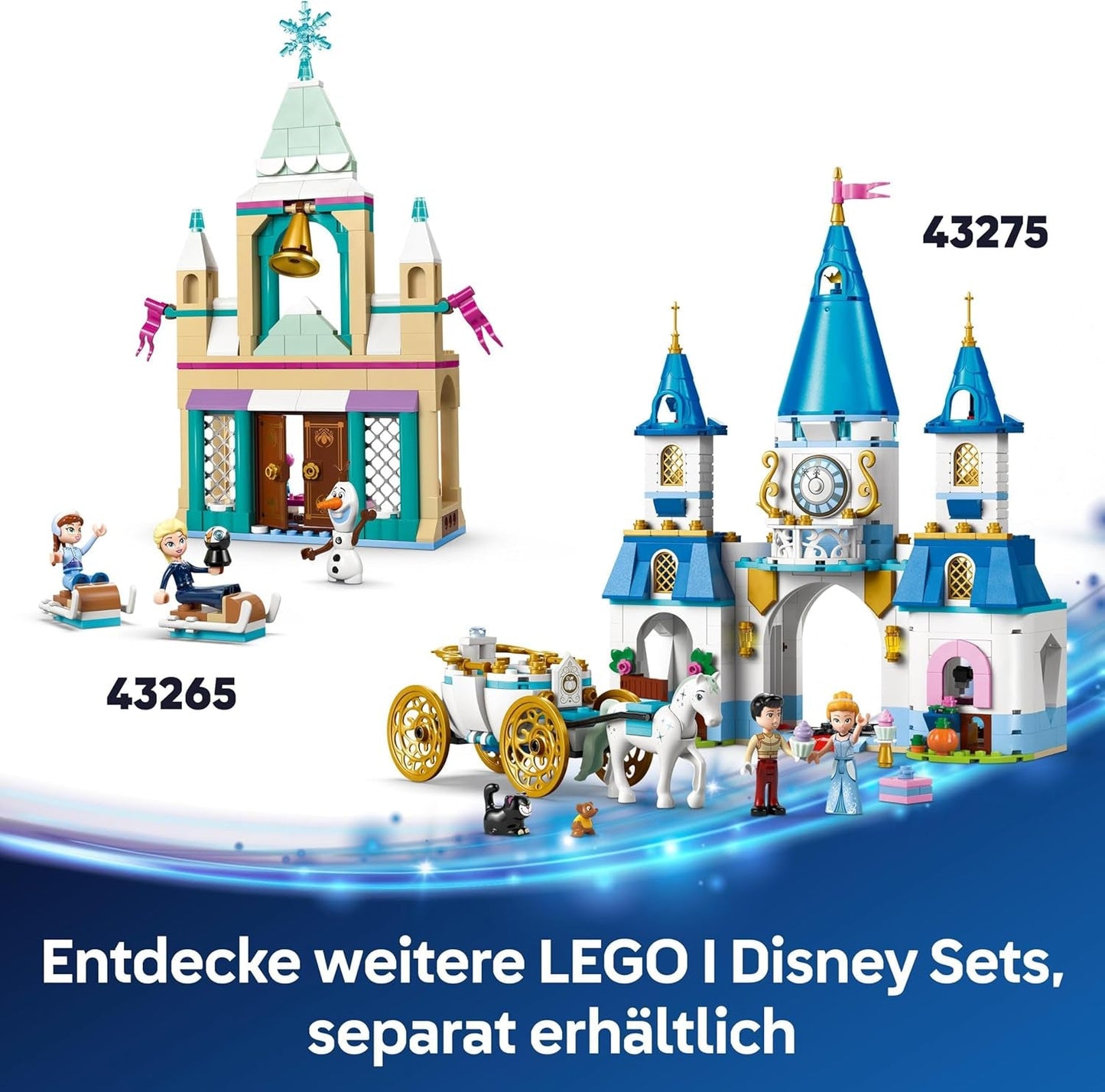 LEGO Ç€ Disney Encanto Mini House, jouet de construction pour filles à partir de 5 ans, jouet fantastique et jeu de construction avec mini-poupées Mirabel et Antonio, une figurine de Capybara et une clé 43261 Jeux de construction Besuche den LEGO-Store