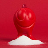 Distributeur de sucre Alessi "GINO ZUCCHINO" en résine thermoplastique, rouge
