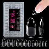 Types d'ongles en Gel moyen Ballerine, 504 pièces: pointes d'ongles en Gel PMMA, Extensions d'ongles, ongles artificiels, 12 tailles