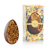 Venchi - Oeuf en chocolat, saveur pistache, à la pistache entière, avec surprise, sans gluten, 500g, collection Pâques, idée cadeau