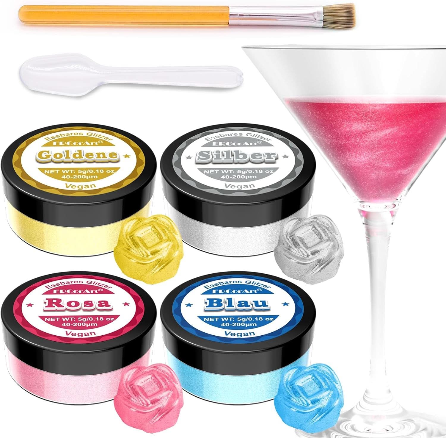 Paillettes comestibles, 5 grammes Glitter Nati Shop