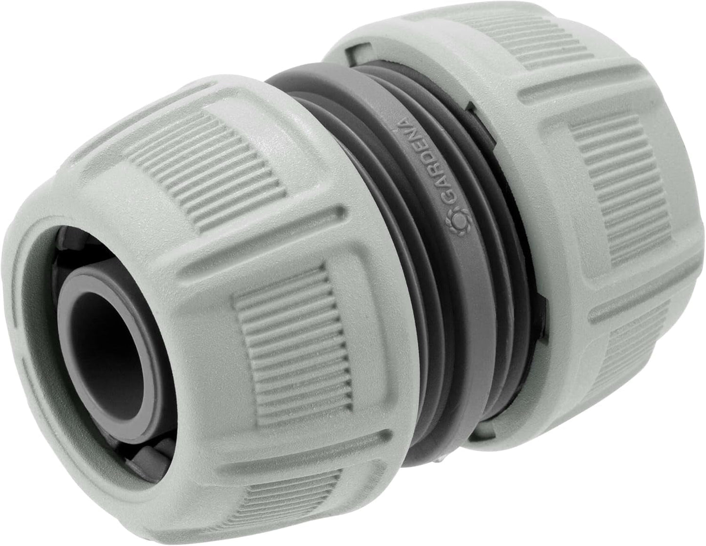 Réparateur Gardena 13 mm (1/2 pouce) et 15 mm (5/8 pouce) : Réparation de tuyau rapide et facile sans outil, Power Grip, force de serrage élevée, dans une boîte (18232-20)