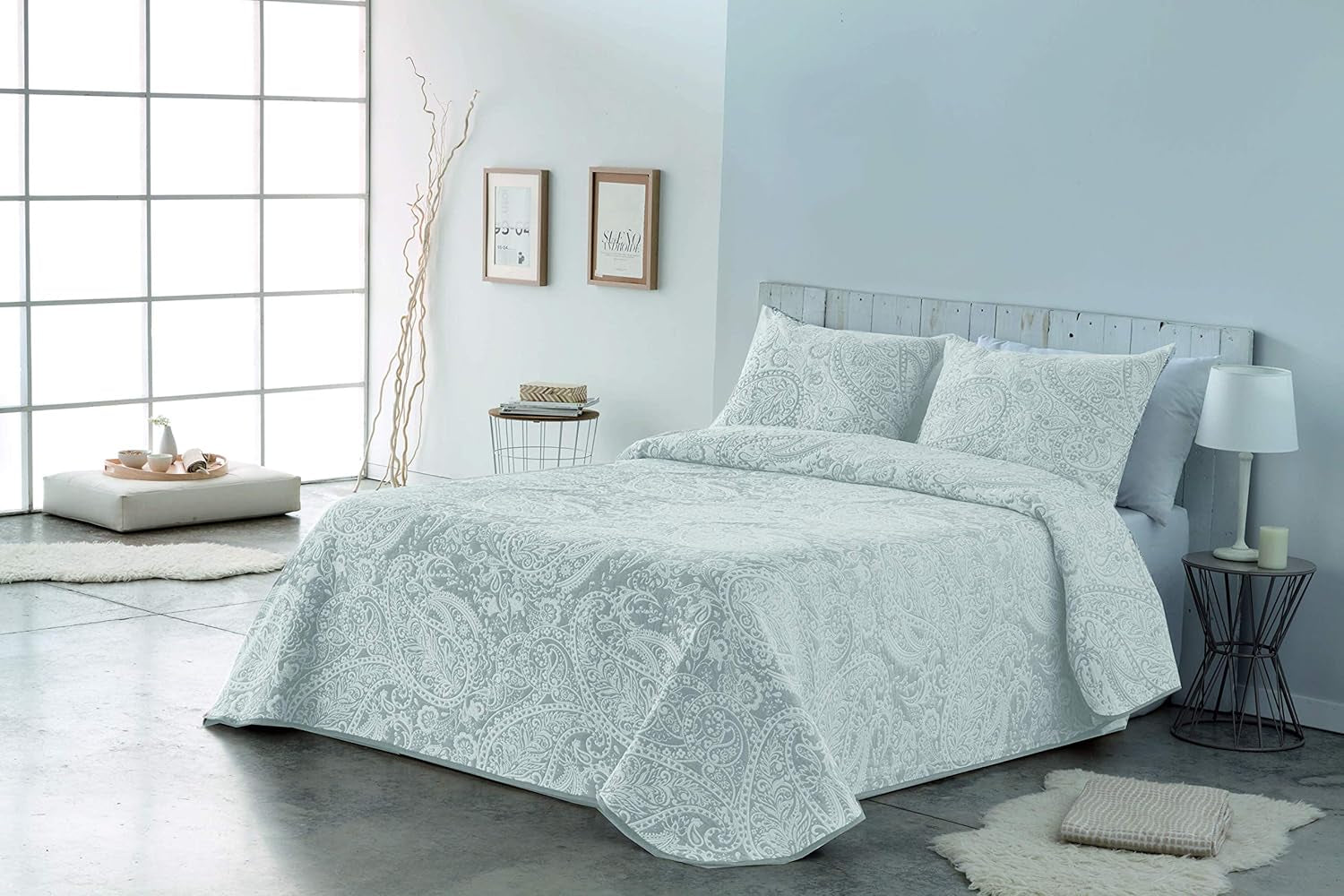 VIALMAN Couverture légère Sofia 29, Coton Polyester, Marron, Cama 135 : 230 X 270 Cm Lits et Couvertures Besuche den VIALMAN-Store Blanc 90 X 190 Cm