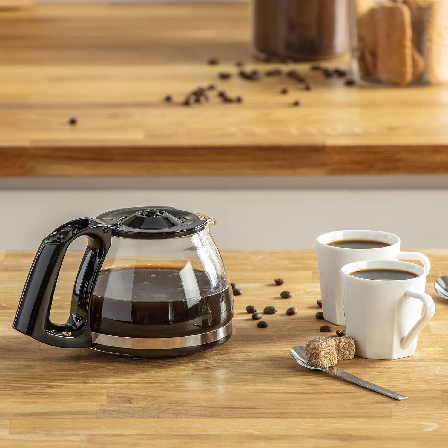 FG150813 Cafetière Subito, 6 tasses, Noir/Acier inoxydable
