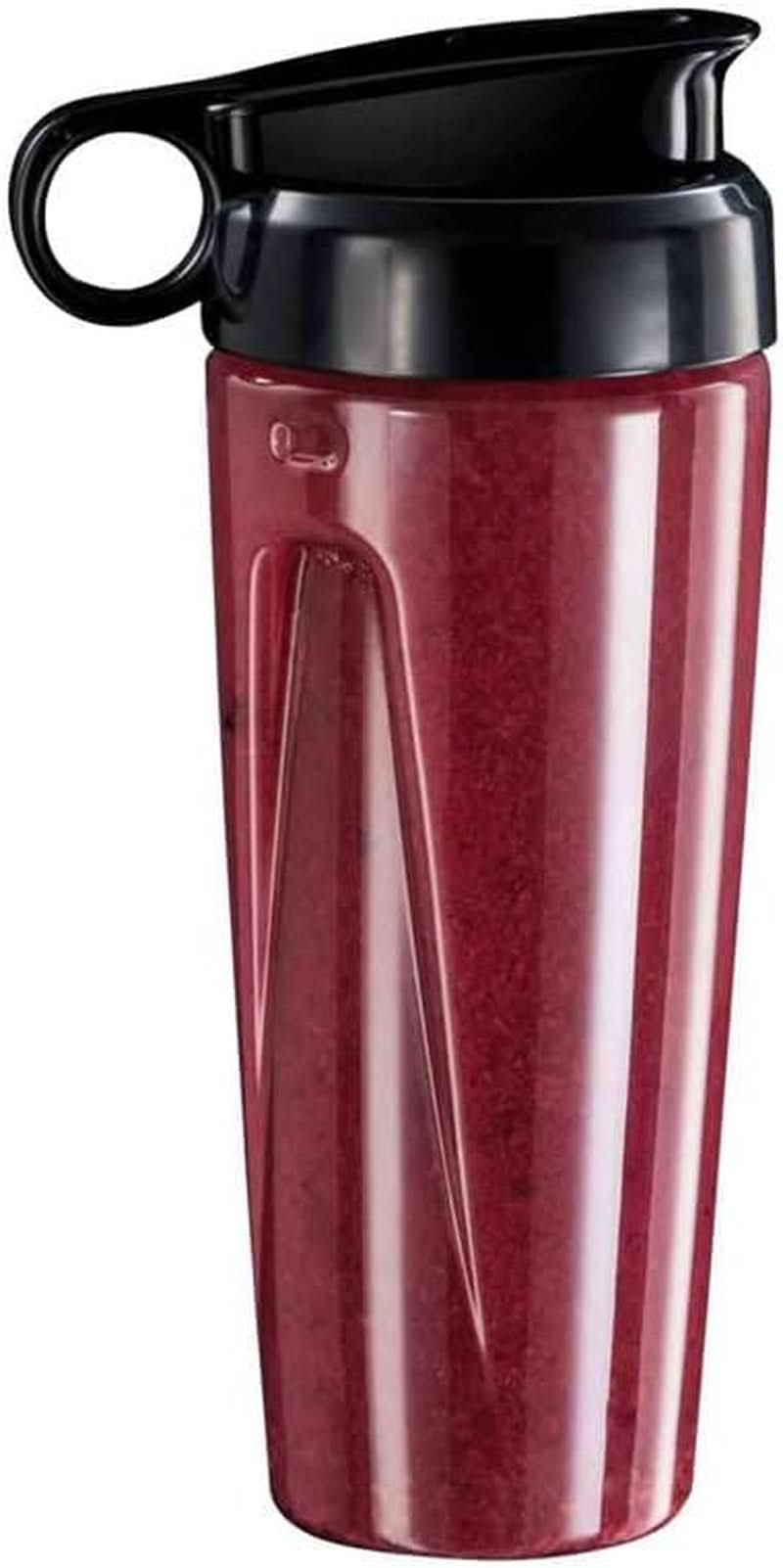 Russell Hobbs Batteur sur socle 2 en 1 [mélangeur en verre de 1,5 L et mini machine à smoothie de 0,6 L - To-Go-Trinkflasche Inkl. Deckel] Spülmaschinenfest, Impuls-/Ice-Crush Funktion, Becher BPA Frei, Edelstahl 23821-56 Kitchen Naty Shop To-Go Trinkflasche
