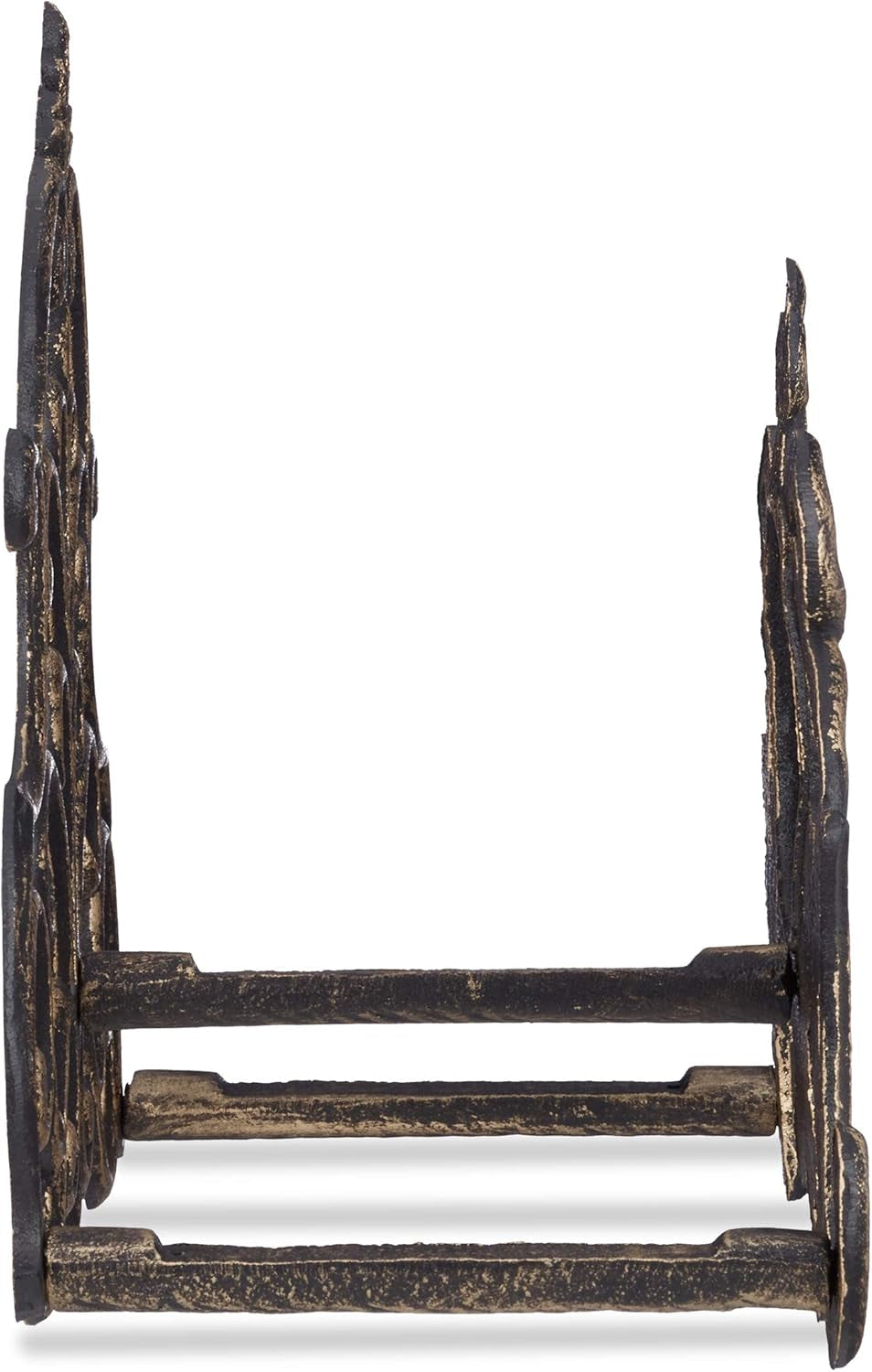 Relaxdays Support Tuyau Tuyau D'arrosage Look Vintage Tuyau Mural 20m Fonte Hauteur 24x31,5x15cm Bronze