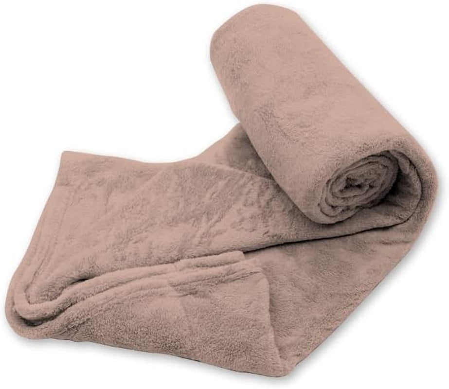 Couverture douce | Plaid | Toucher doux | 130 X 160 cm | Couettes et couettes en poudre Naty Shop