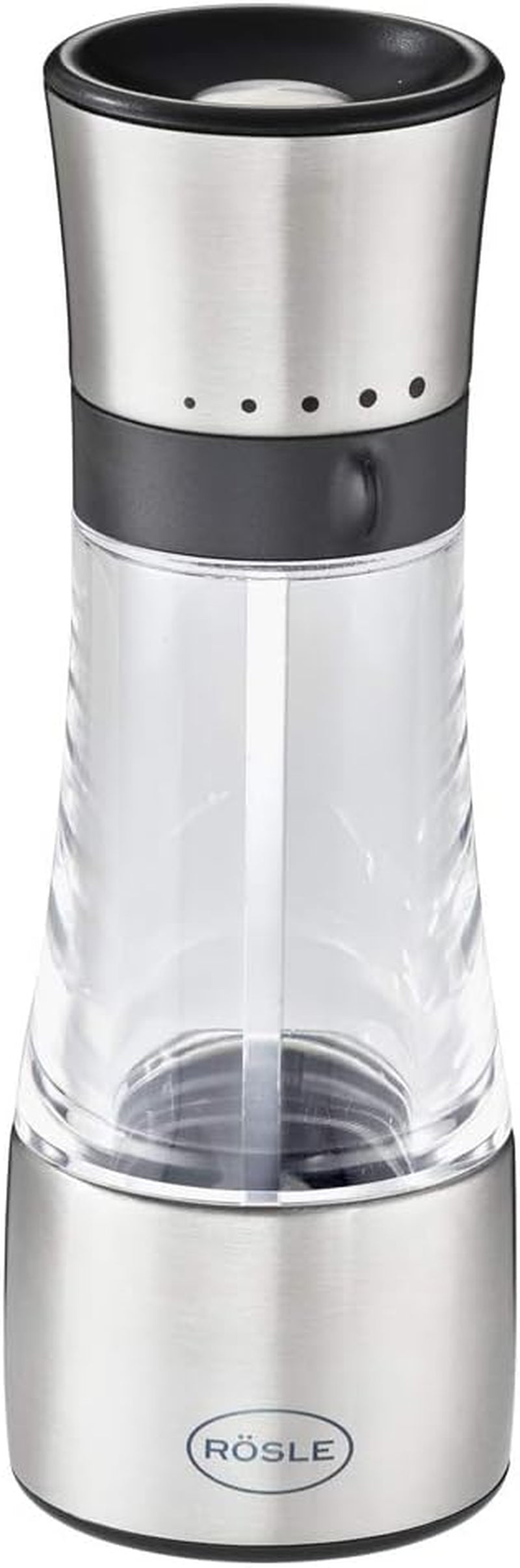 RÖSLE Moulin à muscade, acier inoxydable 18/10 Éplucheur Naty Shop Gewürzmühle