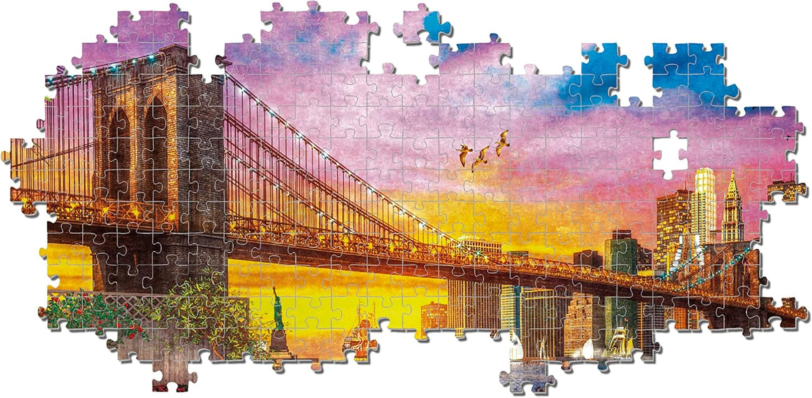 Clementoni - 33552 Collection - Manhattan Balcony Sunset, Puzzle 3000 pièces pour adultes et enfants à partir de 10 ans, jeu d'adresse pour toute la famille Puzzle Naty Shop