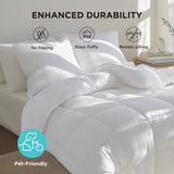 BEDSURE Couette matelassée Full/Queen (88"X88") Couettes et courtepointes blanches Naty Shop