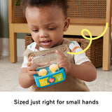 FISHER-PRICE Apprentissage et jeu amusants avec des bouchons d'oreille ludiques - Bouchons d'oreille interactifs avec lumières amusantes, chansons d'apprentissage et activités de motricité fine, plus de 20 chansons et phrases, 6 mois et plus, HWY45 Baby Toys Naty Shop